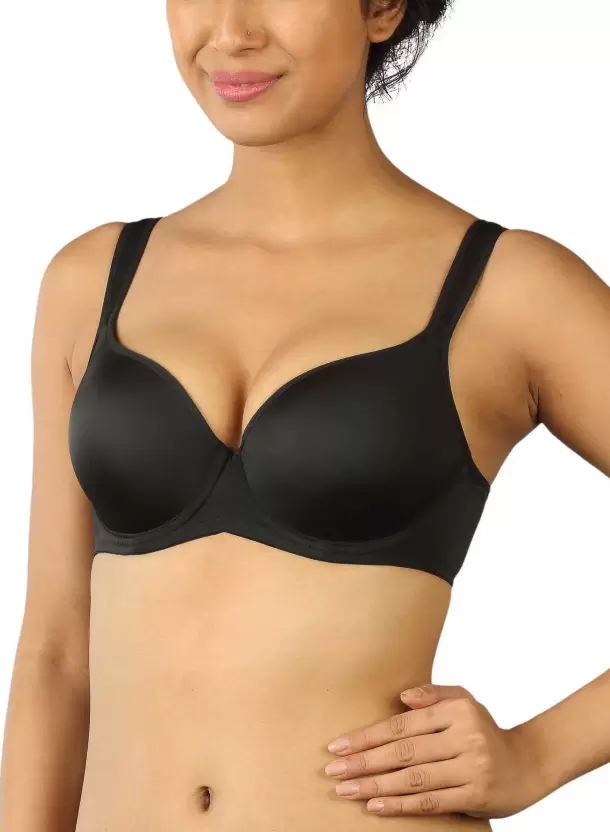 Buy Triumph Padded Non Wired Medium Coverage T-Shirt Bra - Brown Dark  Combination at Rs.1799 online